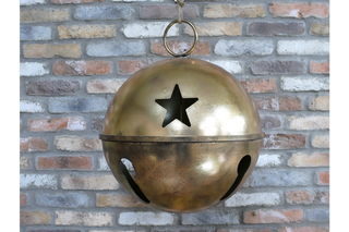 Set of 2 Giant Bells - Elegant Christmas Decor