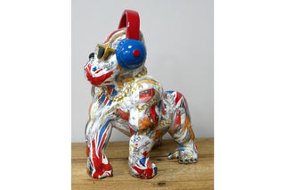 British Gorilla Ornament, Quirky Home Decor Figurine image 3