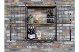 Industrial Wine Wall Unit image 1