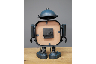 Blue Robot Clock - Cute Desk Ornament image 4