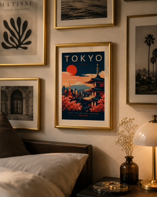 Tokyo Japan Poster Print – Luxury Japanese Travel Wall Art | A4 & A3