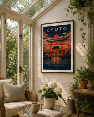 Kyoto Japan Poster Print – Luxury Japanese Temple Wall Art | A4 & A3