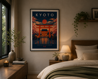 Kyoto Japan Poster Print – Luxury Japanese Temple Wall Art | A4 & A3