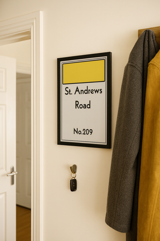 Personalised Monopoly Board Prints - Custom Home Decor & Gift