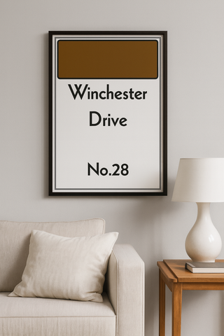 Personalised Monopoly Board Prints - Custom Home Decor & Gift