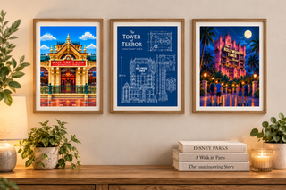 Set of 10 Disneyland Paris Inspired A6 Postcards – 300gsm Art Card