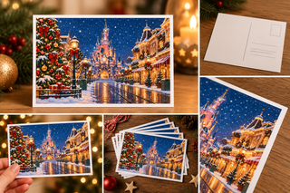 Christmas Postcards – Pack of 10 | 2 Magical Winter Designs