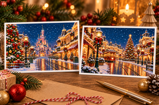 Christmas Postcards – Pack of 10 | 2 Magical Winter Designs