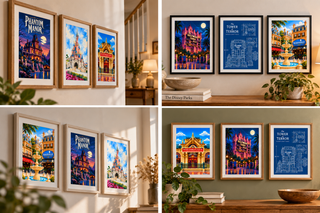 Set of 10 Disneyland Paris Inspired A6 Postcards – 300gsm Art Card