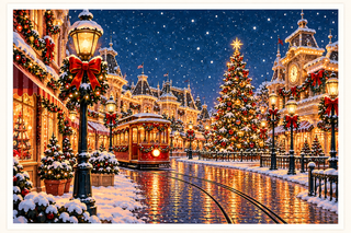 Christmas Postcards – Pack of 10 | 2 Magical Winter Designs