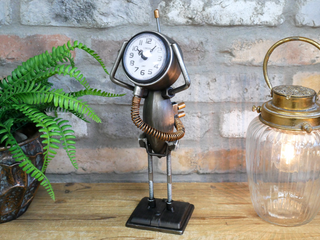 Spaceman Clock - Quirky desk ornament image 0