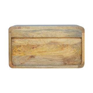 Oak-ish 2 Drawer Floating Bedside Cabinet, Bedroom Furniture image 5