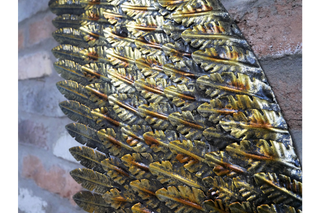 Large Angel Wings, Metal Wall Art Contemporary Sculpture image 4