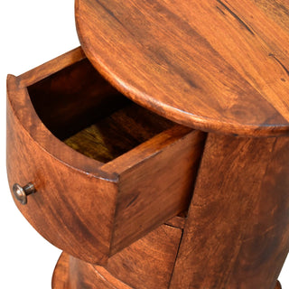 Mini Chestnut Drum Chest, Bedroom Furniture image 5