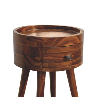 Alina Honey Bedside Cabinet, Bedroom Furniture image 3