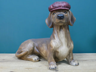 Simon the Sausage Dog - Cute Home Decor Sculpture Ornament image 0