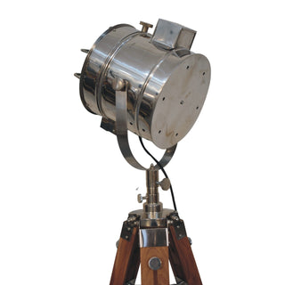 Caged Chrome Spotlight Floor Lamp, Home Lighting image 4