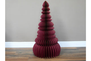 Paper Christmas Tree (90cm) - Red image 7