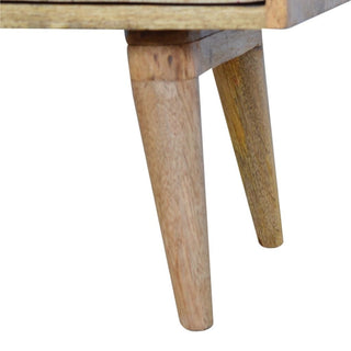 3 Drawer Zig-Zag Patterned Patchwork Chest, Bedroom Furniture image 3