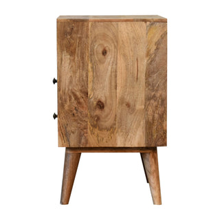 Classic Oak-ish Bedside Cabinet Table, Bedroom Furniture image 7