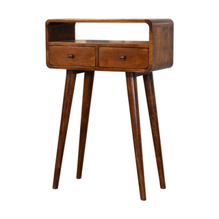 Mini Chestnut Console Table, Hallway Home Furniture image 2