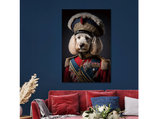 Military Dog Wall Art - Tempered Glass image 0
