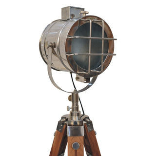 Caged Chrome Spotlight Floor Lamp, Home Lighting image 3