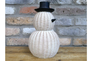 Christmas Snowman in Top Hat, Festive Ornament image 1