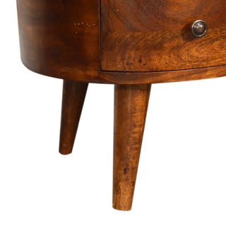 Mini Chestnut Wave Coffee Table, Living Room Furniture image 6