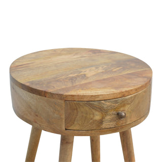 Nordic Circular Shaped Bedside Table, Bedroom Furniture image 2
