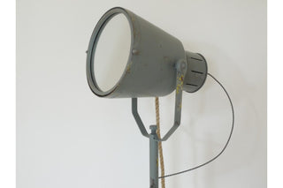 Searchlight Mirror - Industrial Style Freestanding Decor image 1