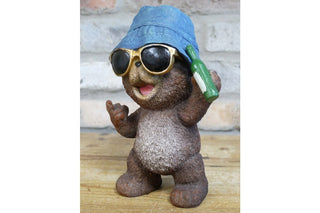 Liam Gallabear - Beer Swilling Ornament, Quirky Home Decor image 3