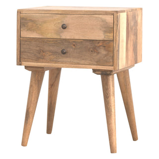 Modern Solid Wood Bedside Cabinet, Bedroom Furniture image 2