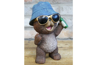 Liam Gallabear - Beer Swilling Ornament, Quirky Home Decor image 5