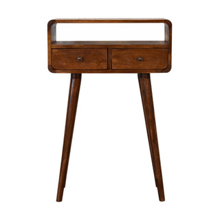 Mini Chestnut Console Table, Hallway Home Furniture image 0