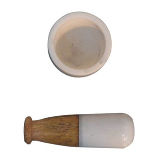 Small Marble Pestle and Mortar, Kitchen Accessories image 3