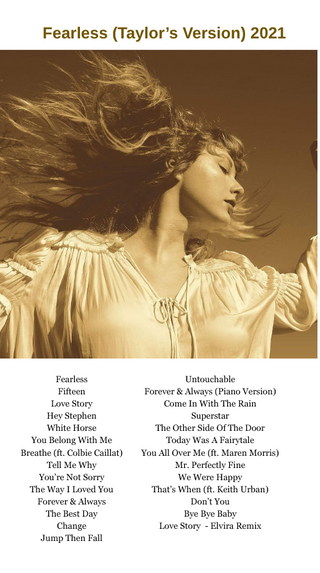 Taylor Swift Album Covers - 6x4 Prints Full Set 12 Albums