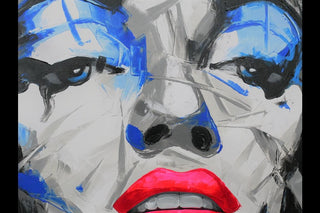 Wall Art, Vibrant Colourful Hand Finished Canvas, Marilyn Monroe Inspired
