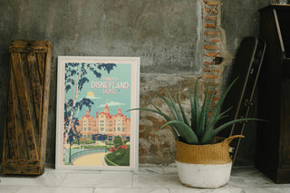 Disneyland Paris Hotel Art Prints: A4 Wall Art Collection