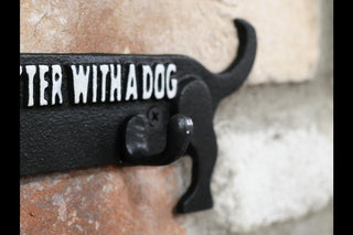 Sausage Dog Coat Hook, Animal lover fun wall Decoration, for dog leads