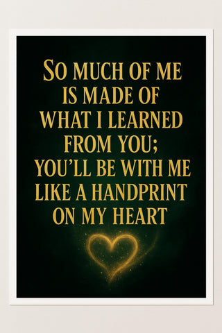 Wicked Inspired Wall Art Set • A4 Prints Musical Quotes • Emerald & Gold Theatre Decor