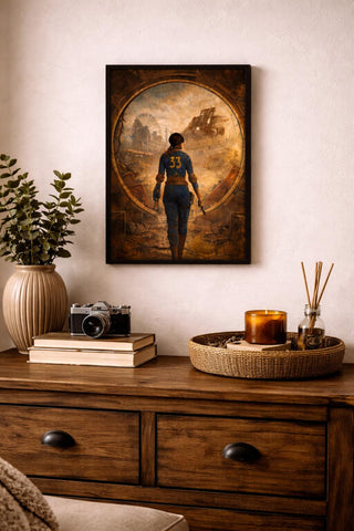 Fallout Art Prints Set | Post-Apocalyptic Gaming Decor, New Vegas