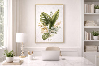 Set of 3 Neutral Botanical Prints | Luxury Floral Wall Art, Minimalist Poster (A4/A3)