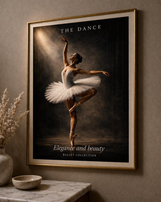 Ballet Wall Art Set – Elegant Ballerina Posters, Graceful Dance Prints (A4, A3)