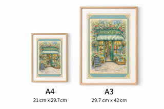 Bookshop Print – "Just One More Chapter" Literary Wall Art (A4 A3)