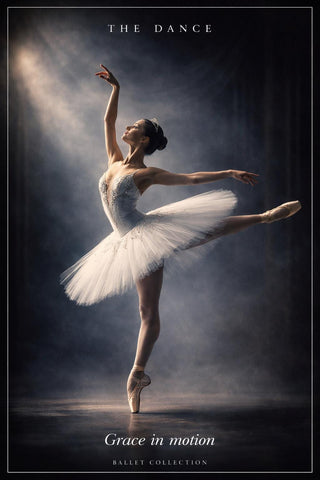 Ballet Wall Art Set – Elegant Ballerina Posters, Graceful Dance Prints (A4, A3)