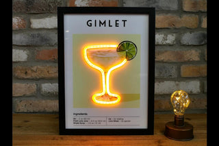 Gimlet Cocktail LED Neon Sign | Bar Wall Decor, Man Cave Light