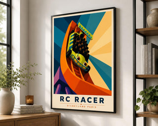 RC Racer Disneyland Paris Poster Print, Travel Poster