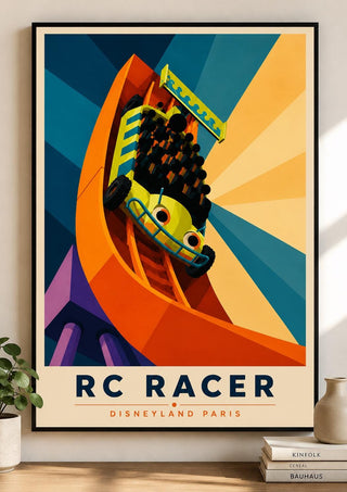 RC Racer Disneyland Paris Poster Print, Travel Poster