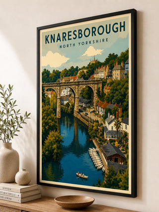 Knaresborough Print, North Yorkshire Wall Art